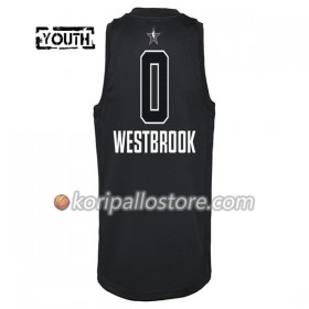 Oklahoma City Thunder Russell Westbrook 0 2018 All Star Jordan Brand Musta Lasten Pelipaidat Swingman